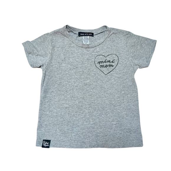 Slyfox Threads Mini Mom Heart Tee Size 3 - Picture 1 of 5